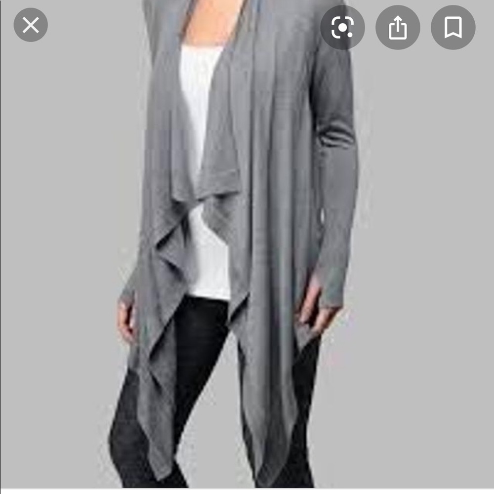 lululemon cardigan cashmere wrap black 4 mint